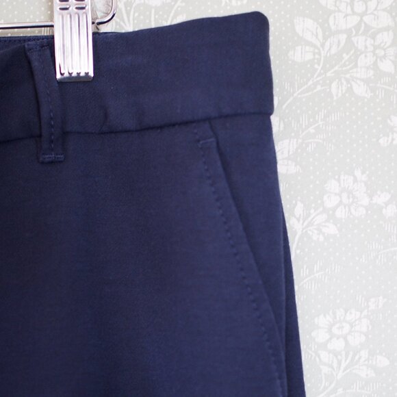 Talbots | Petites Navy Beautiful Wide Leg Capris - Picture 2 of 2